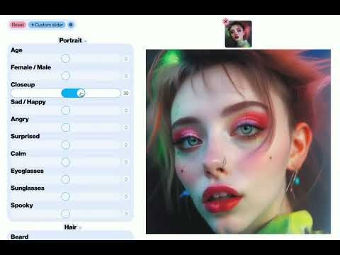 Artbreeder Tuner gallery image