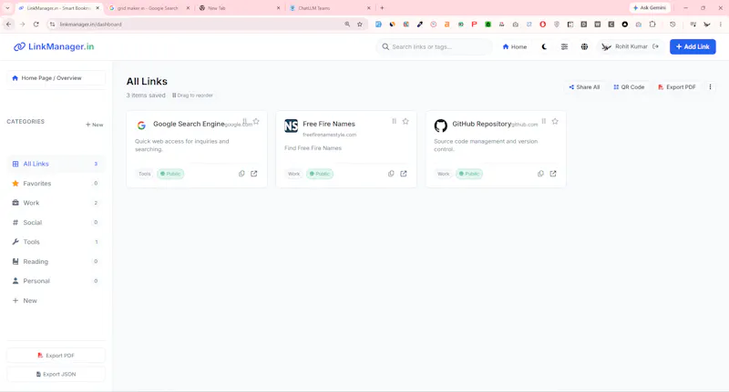 LinkManager.in screenshot 3