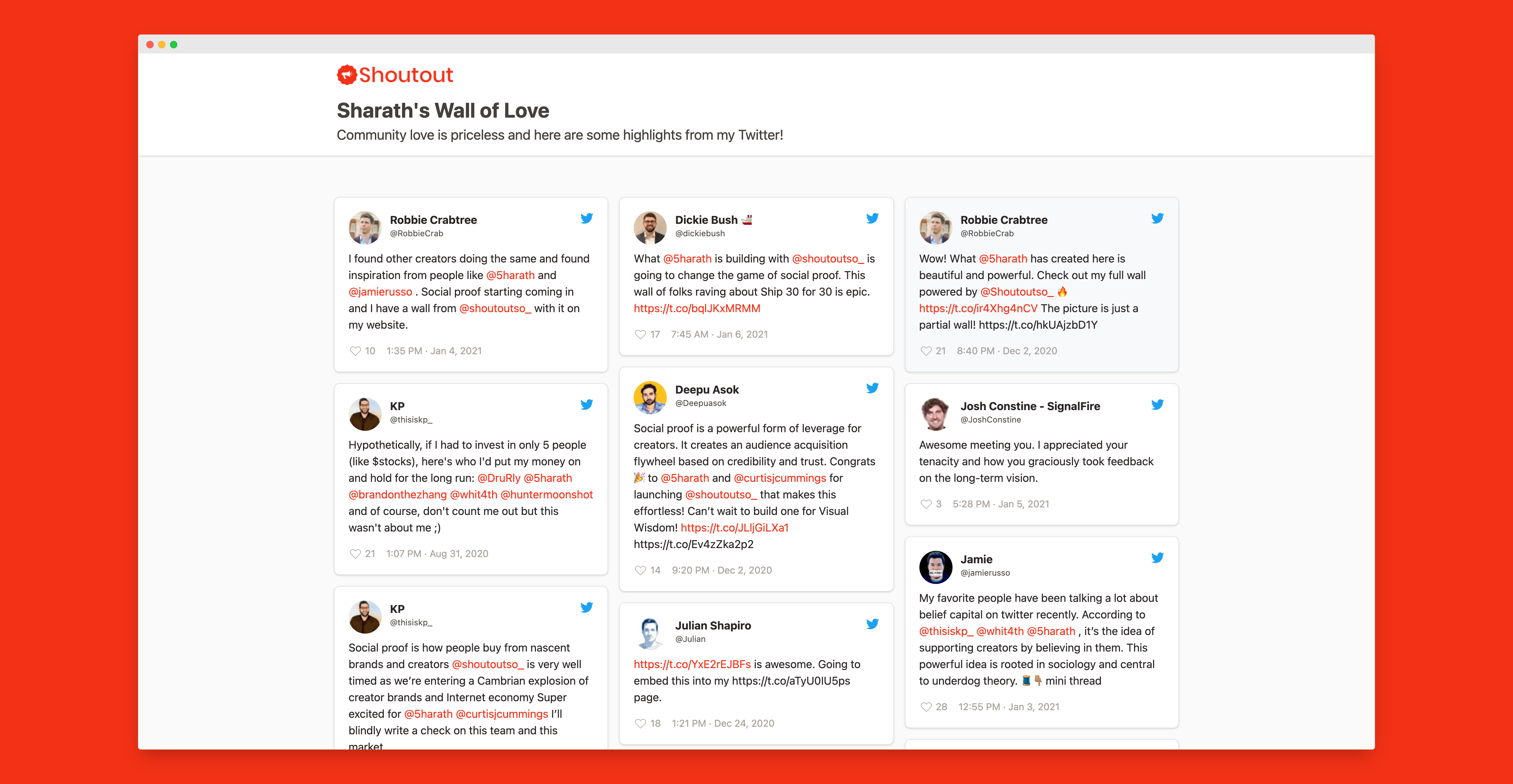 Shoutout gallery image