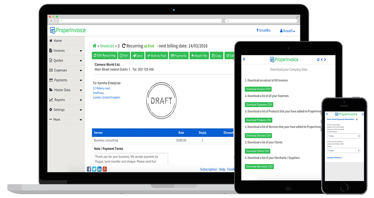 ProperInvoice gallery image