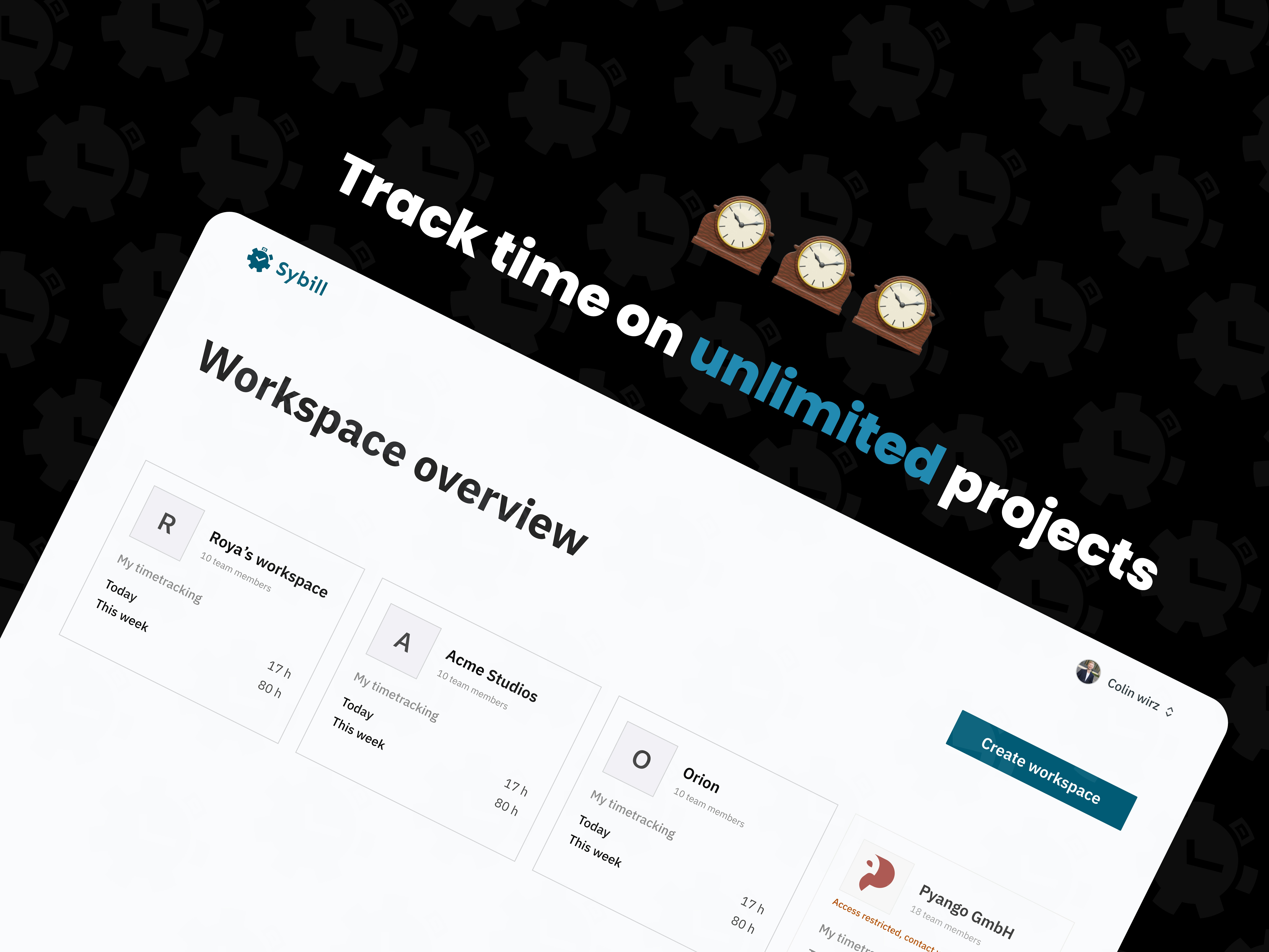 Media Sybill: Masa Jejak & Bill Cepat - Timetracker mudah untuk freelancer dan pasukan 2