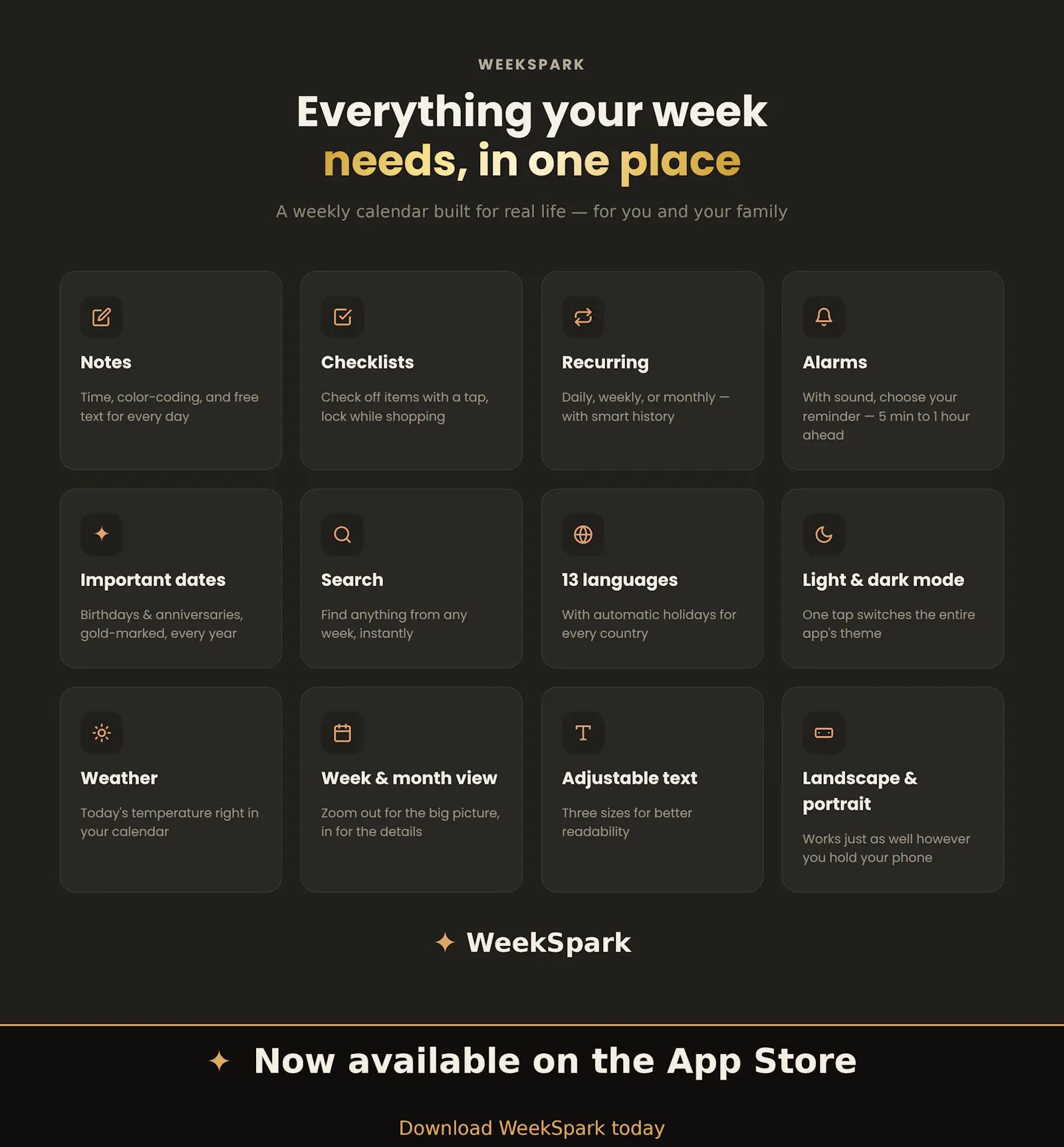 WeekSpark screenshot 6
