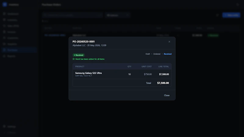 Inventory Manager POS Stock Control App screenshot 11