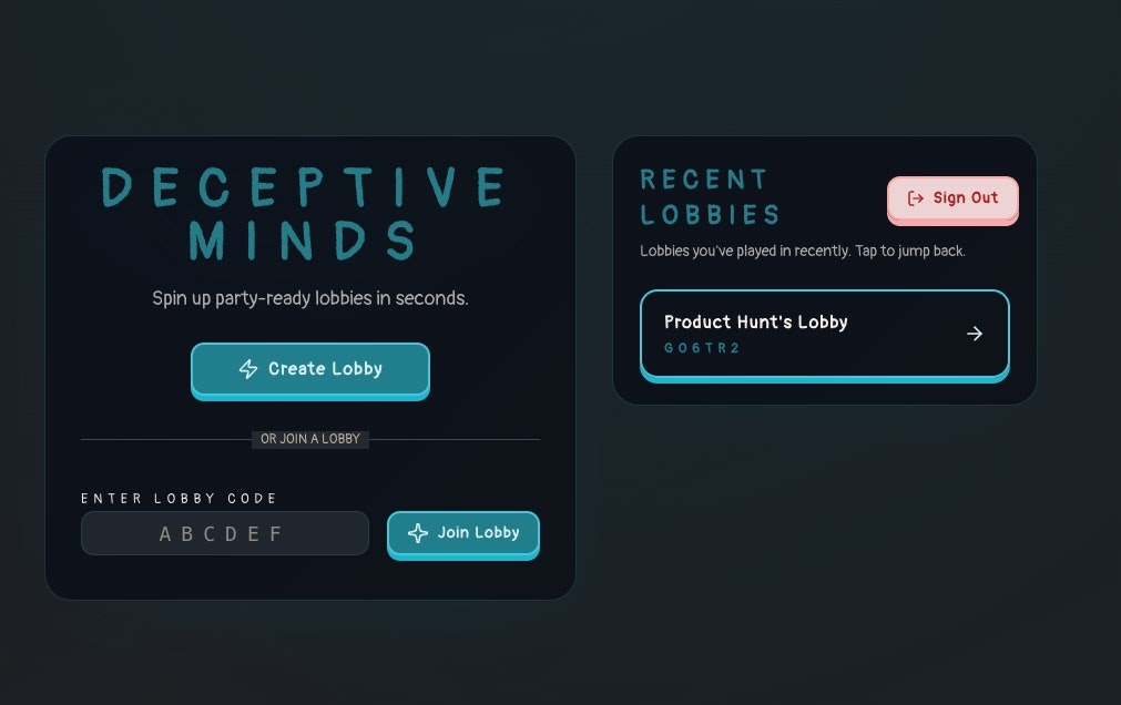 Deceptive Minds gallery image