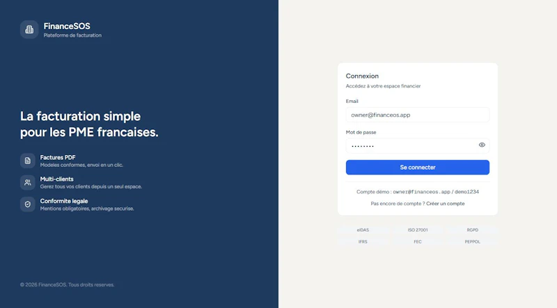 FinanceOS screenshot 1