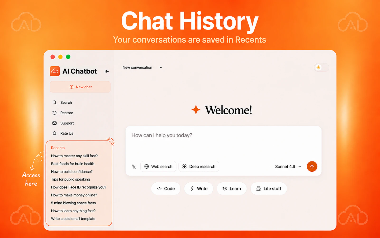 𝗖𝗹𝗼𝘂𝗱𝗶𝗮 𝗖𝗵𝗮𝘁 screenshot 6