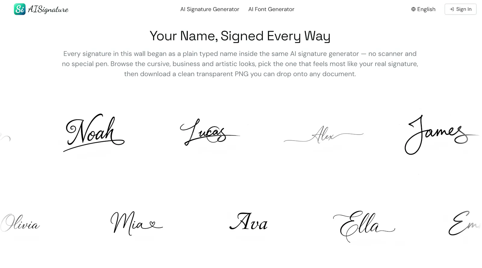 AI Signature Generator screenshot 4