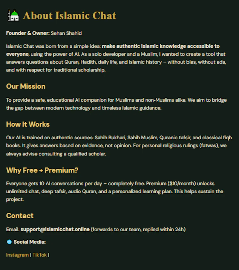Islamic Chat screenshot 2