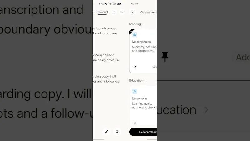 HushMemo: Offline AI Scribe & Summarize screenshot 1 (video preview)