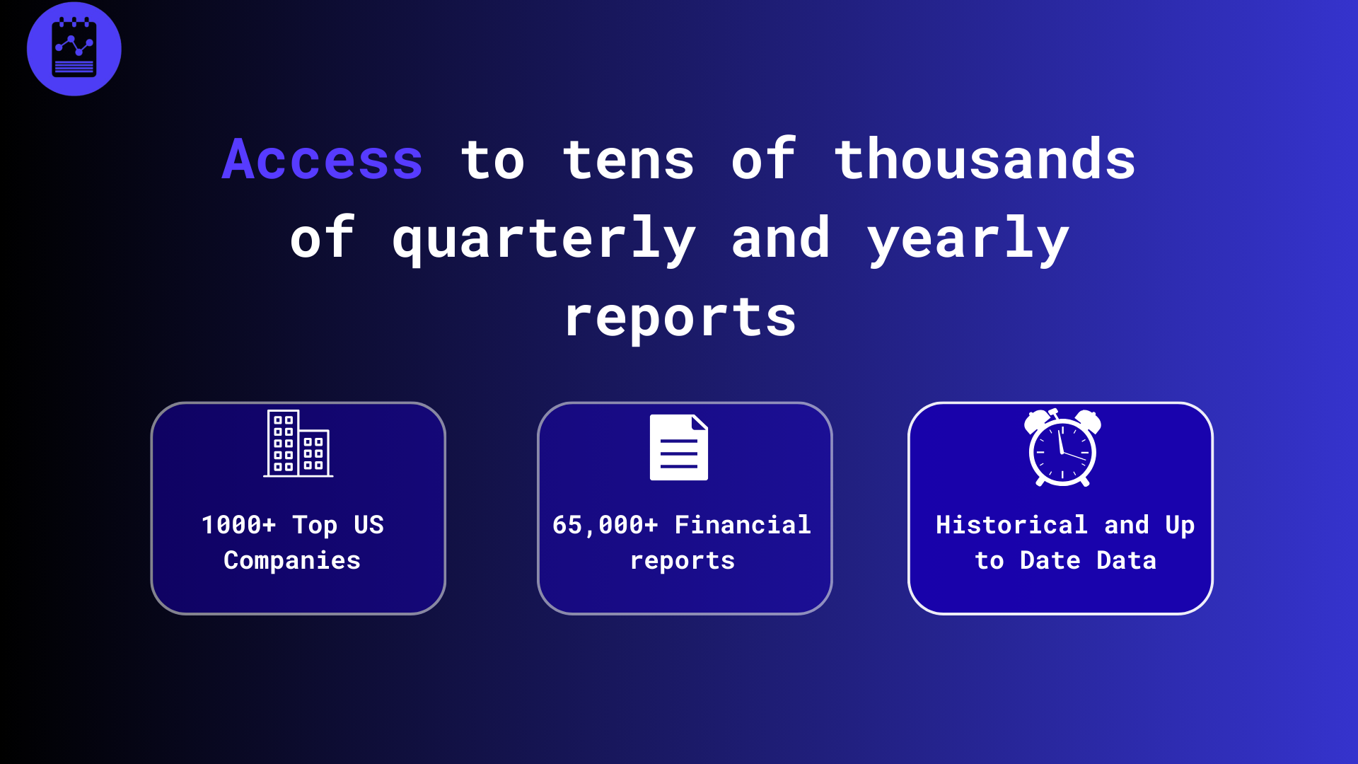 SEC Financial Reports API - Main product screenshot demonstrating key features and user interface
