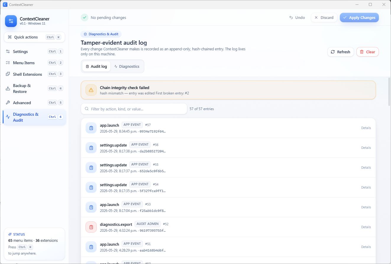 ContextCleaner gallery image