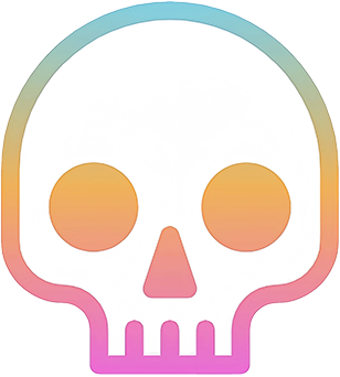 Skull Emoji Space logo