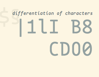 Mononoki Typeface Image