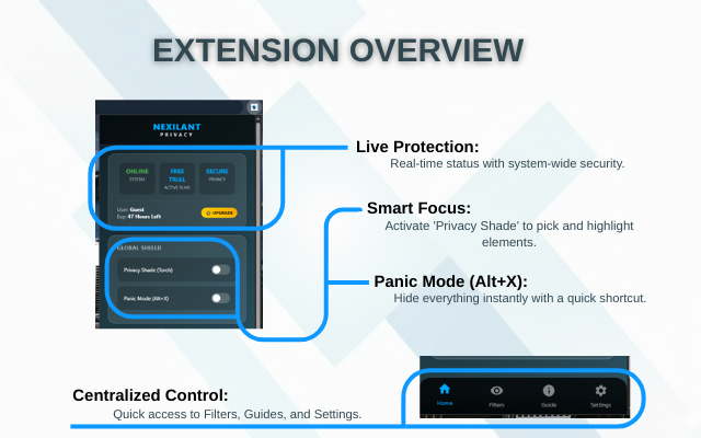 Nexilant - Screenshot 2 showing product features and functionality
