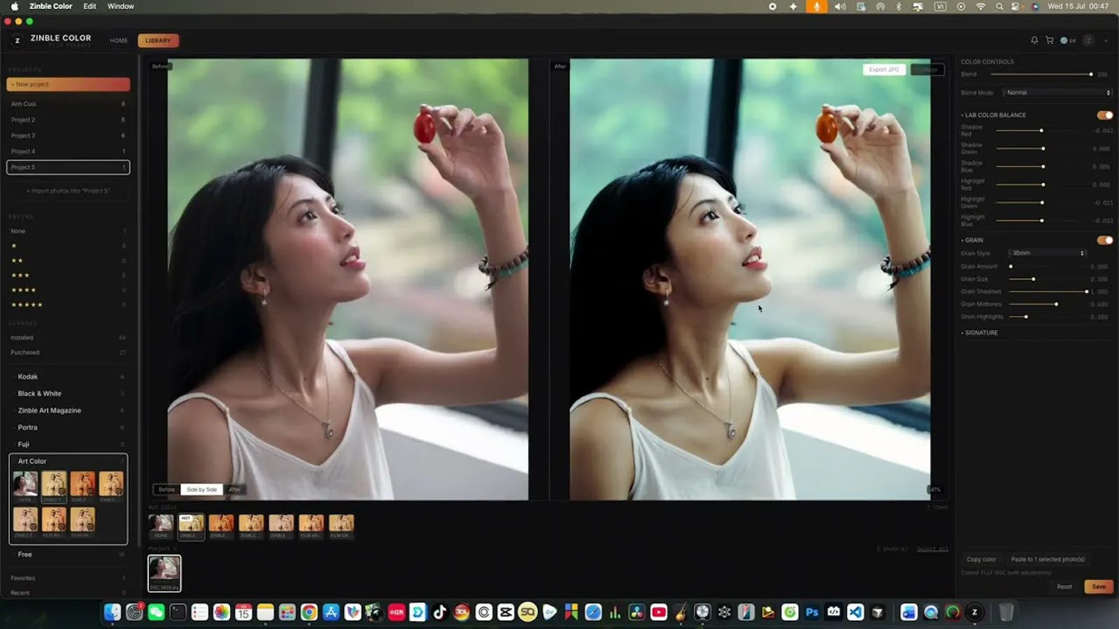 Zinble Color screenshot 1 (video preview)