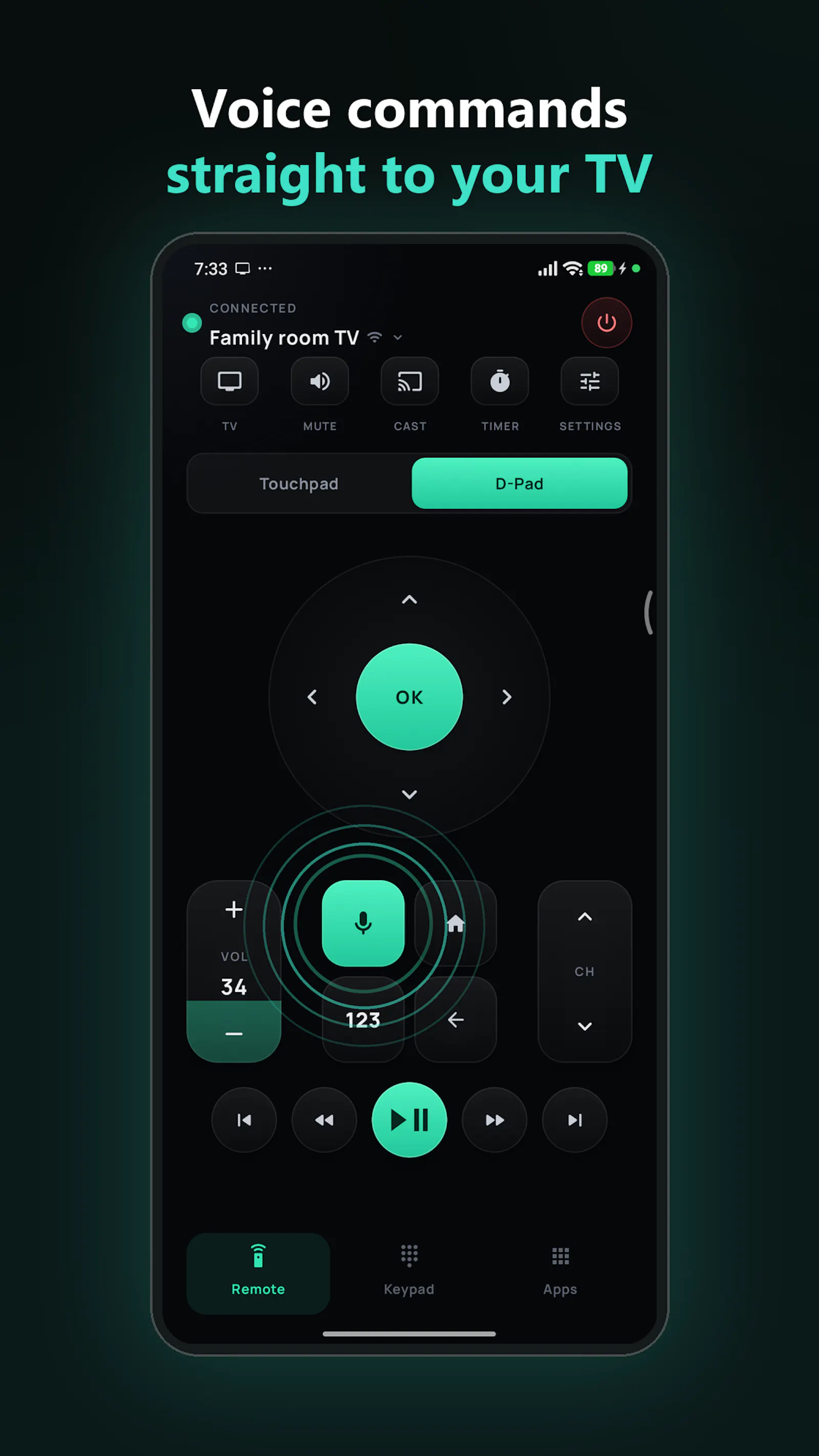 AX: Remote for Android TV screenshot 4
