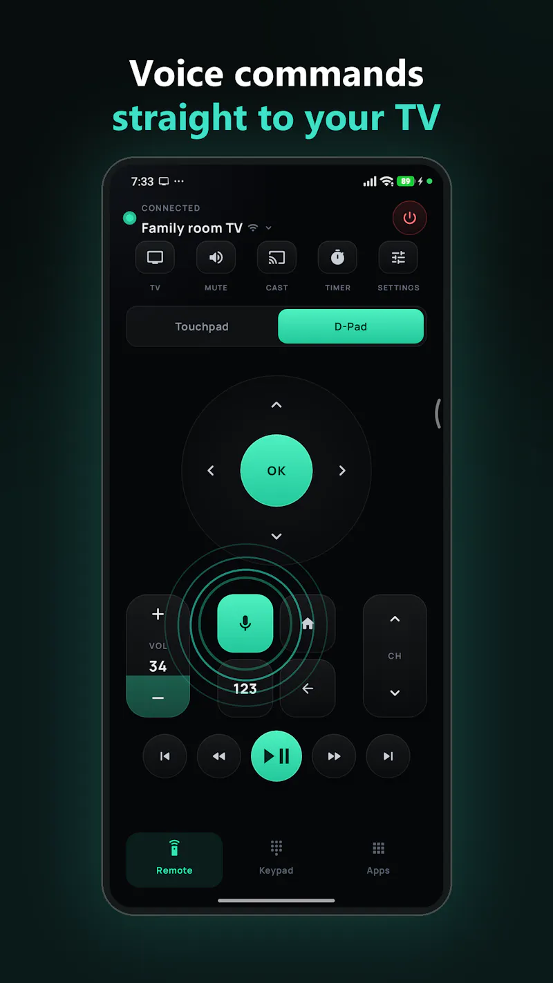 AX: Remote for Android TV screenshot 4
