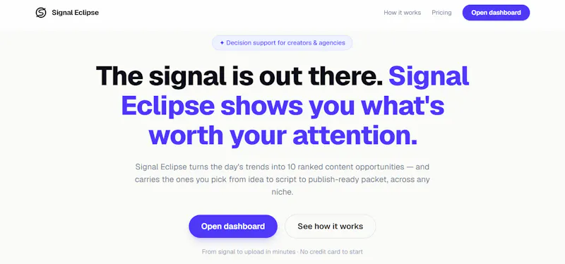 Signal Eclipse screenshot 1