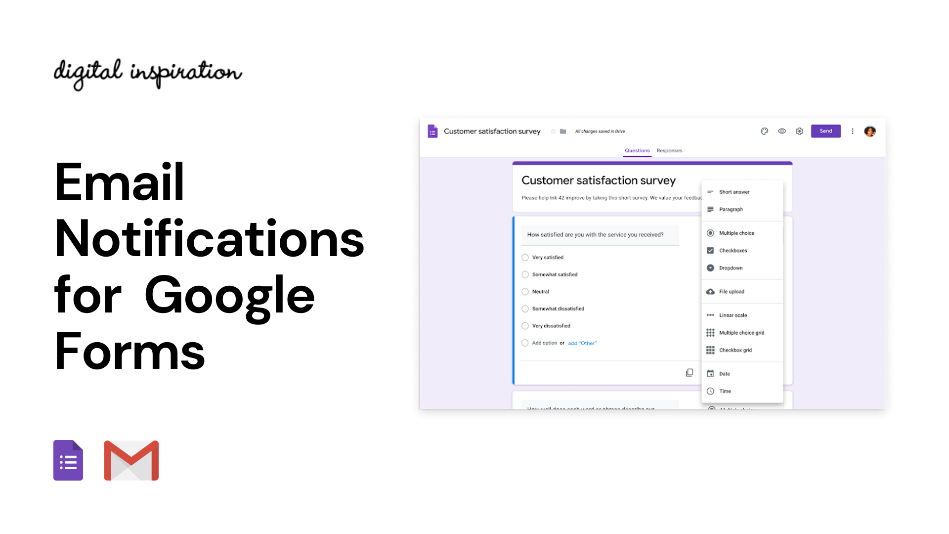 Notificações do Google Forms media 2