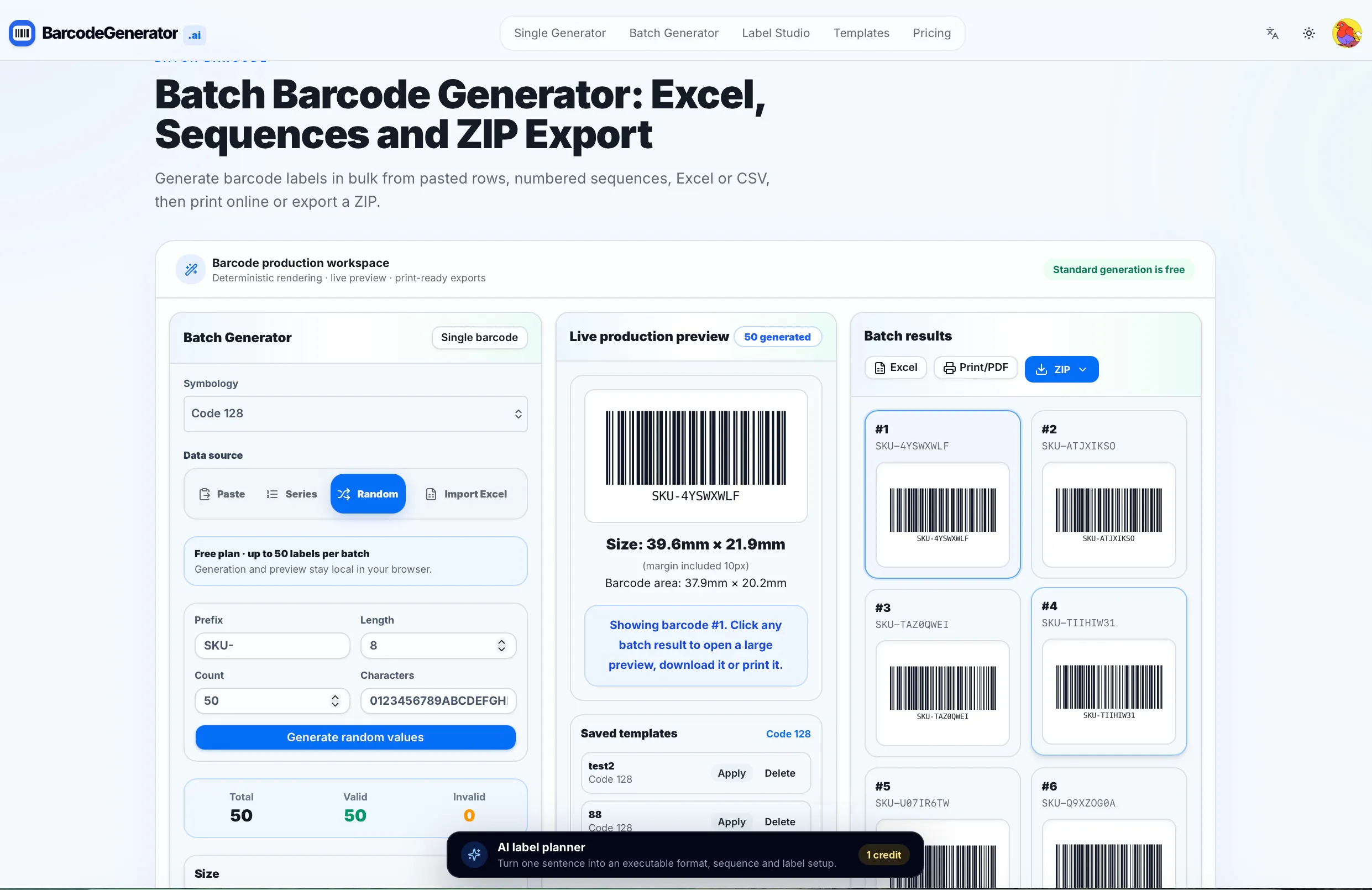 BarcodeGenerator.ai gallery image