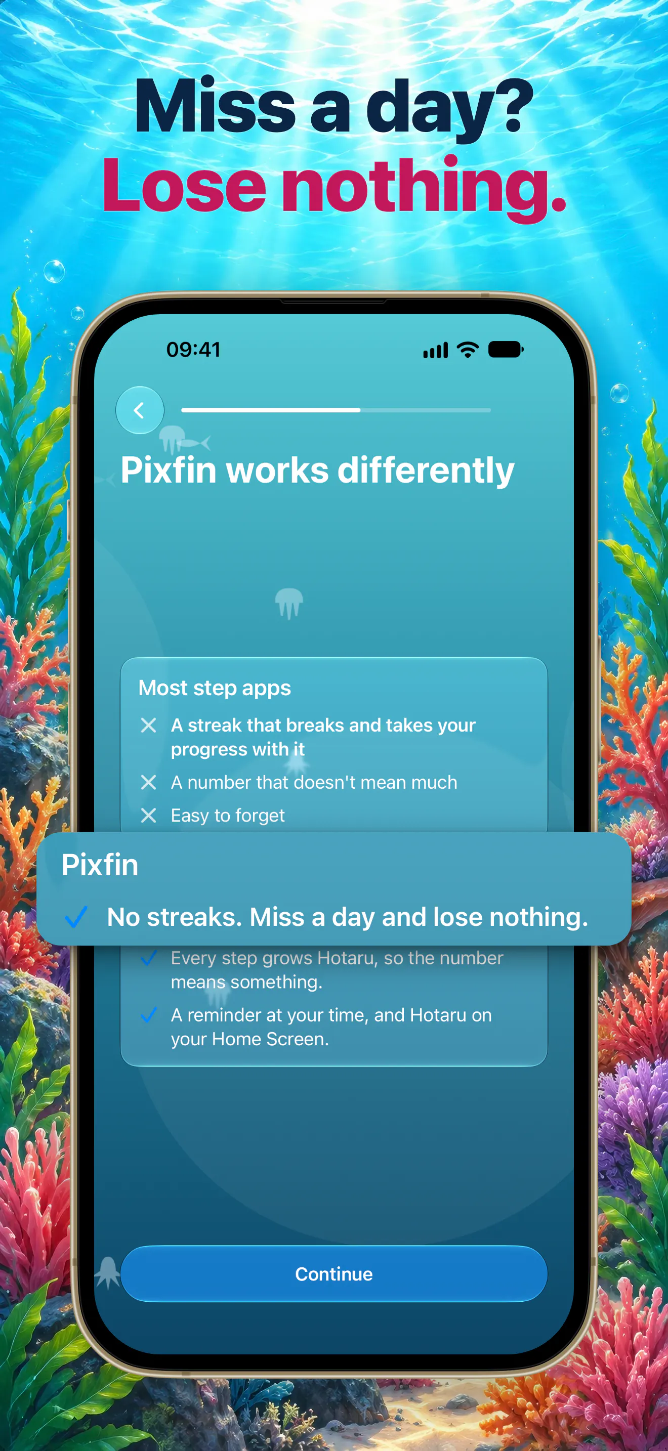 Pixfin: Fish Pet Step Tracker gallery image