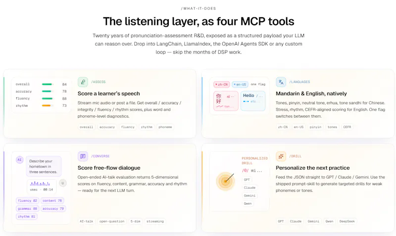 CHIVOX speech mcp screenshot 1