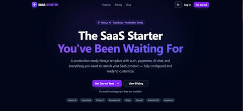 SaaS Starter gallery image