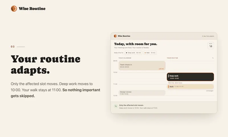 Wise Routine screenshot 4