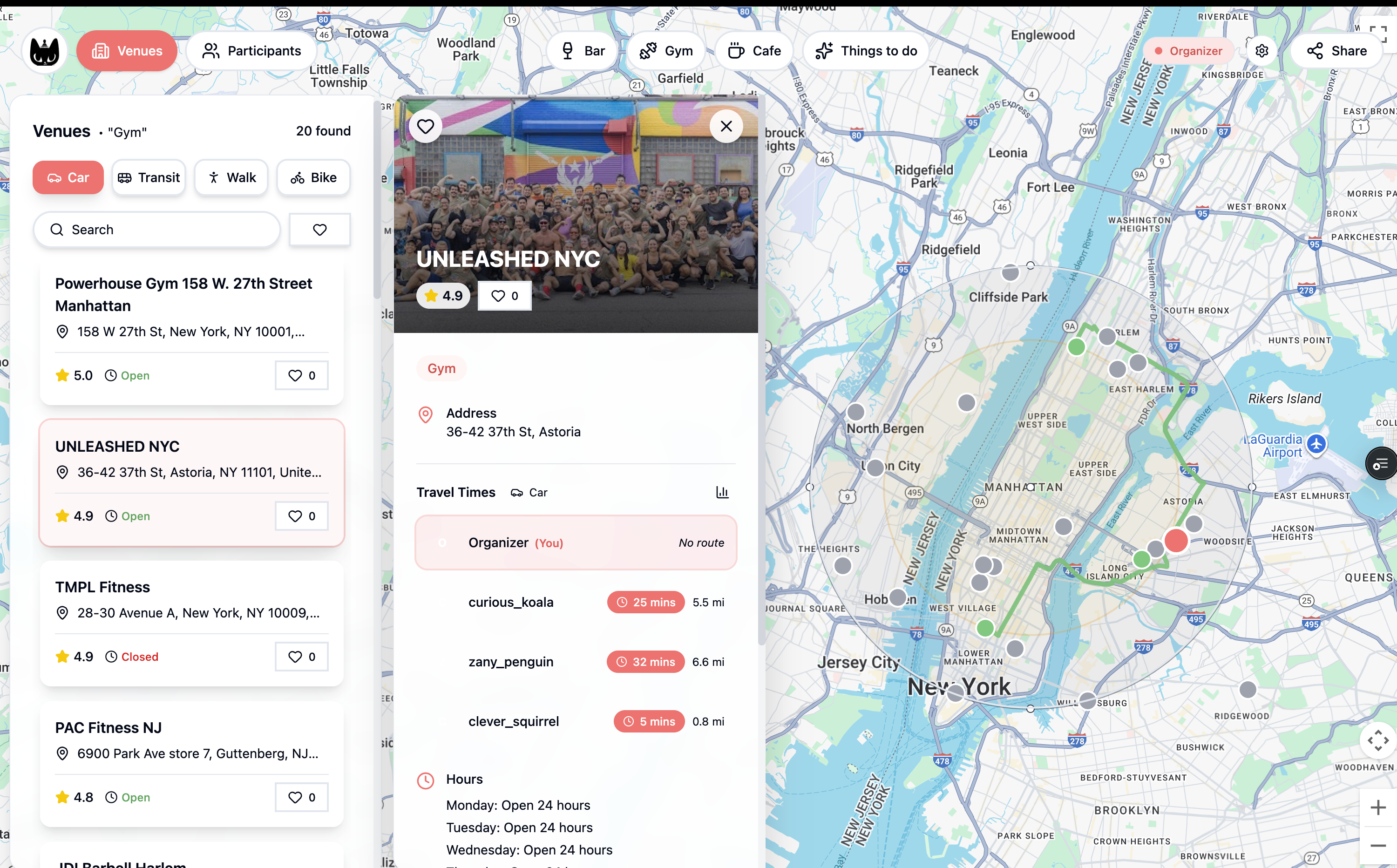 Where2Meet - Screenshot 3 showing product features and functionality
