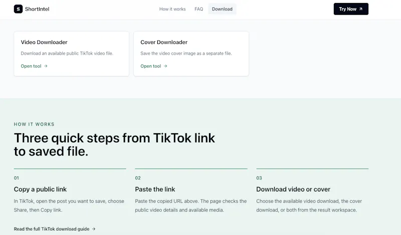ShortIntel screenshot 4