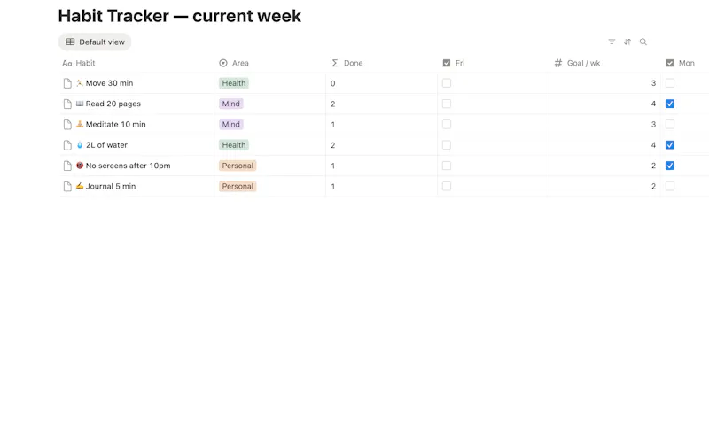 Habit Reset 2026 screenshot 3