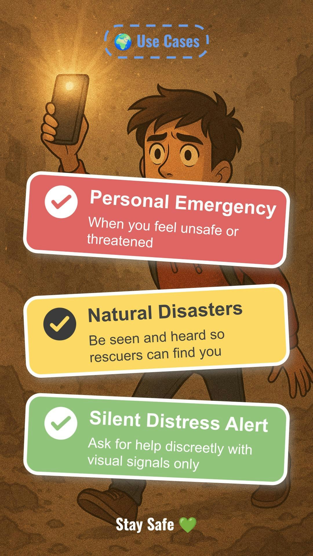 Média ReSOScue - Alarme panique - ReSOScue transforme un smartphone en une alarme d'urgence instantanée ! 2