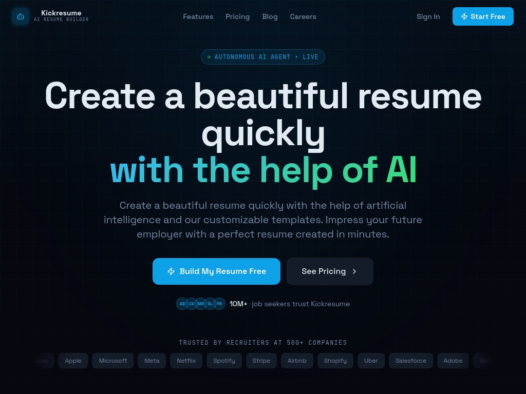 Kickresume gallery image