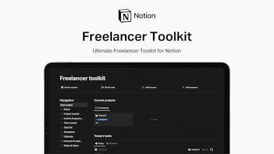 Notion Ultimate Freelancer Toolkit gallery image