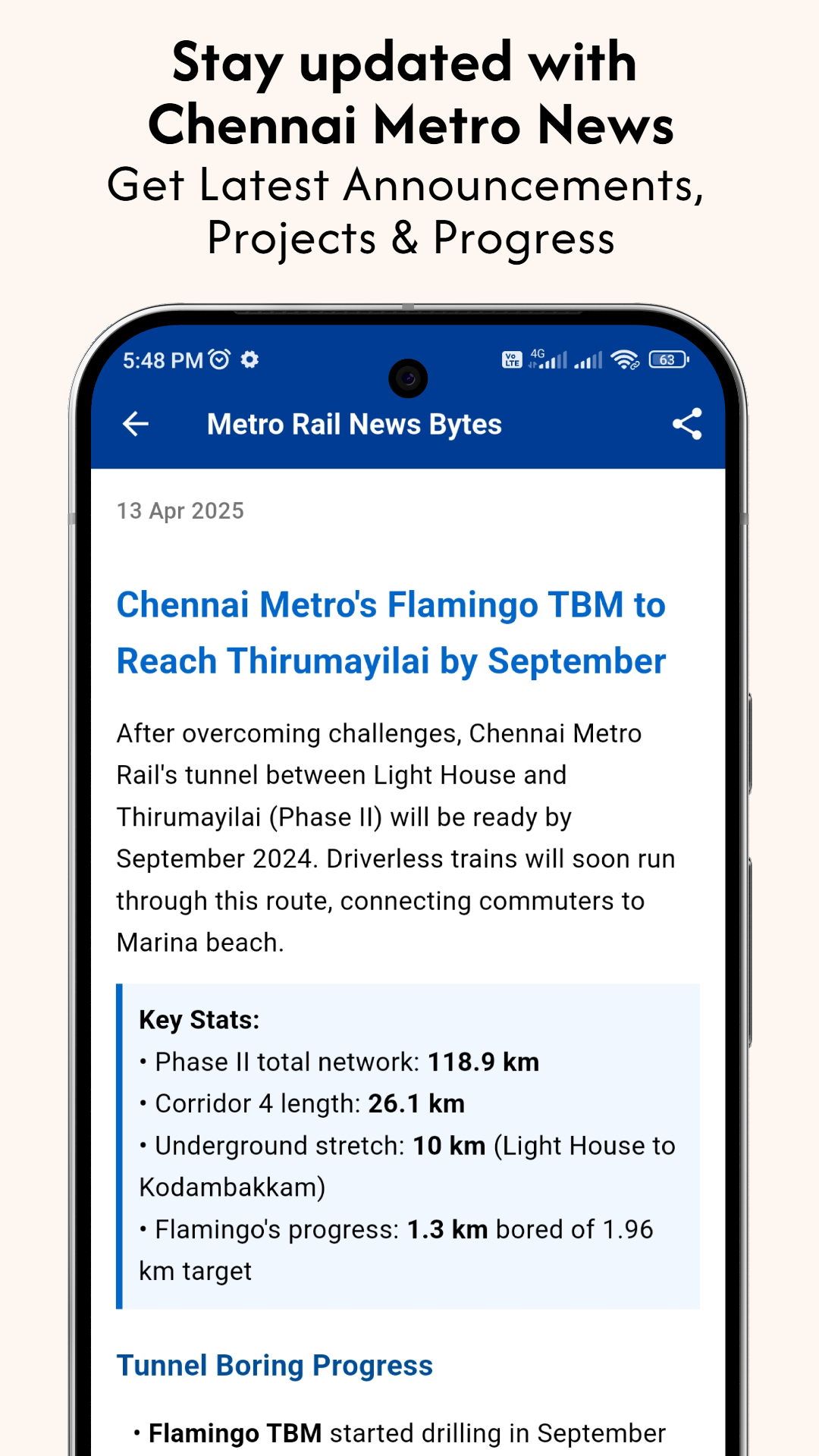 Chennai Metro Train -app - Plan en reis naadloos door de Chennai Metro media 8