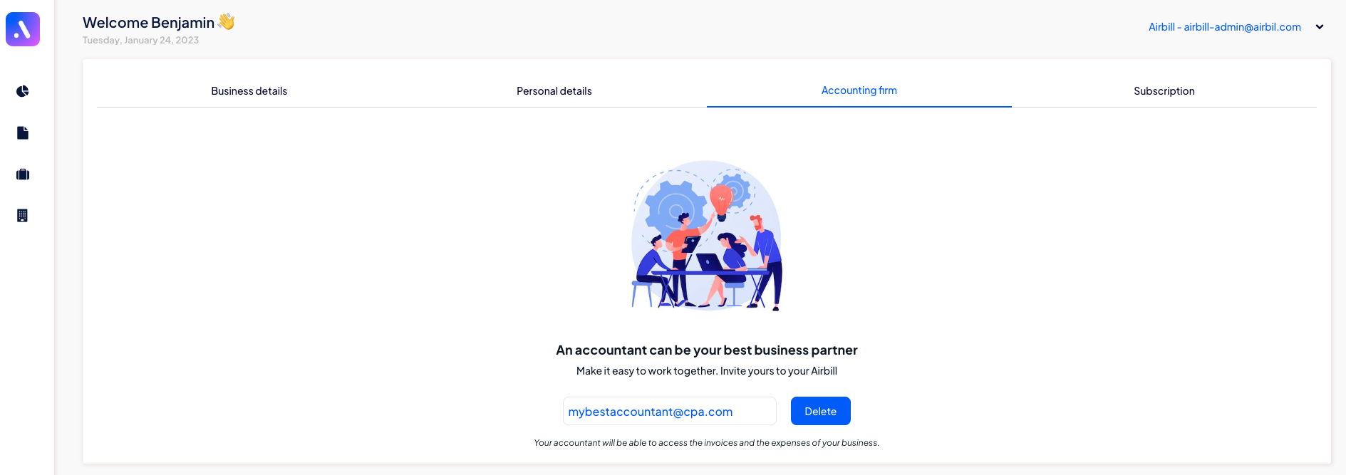 Airbill - One-Stop winkelkosten en inkomensbeheer voor freelancers media 5