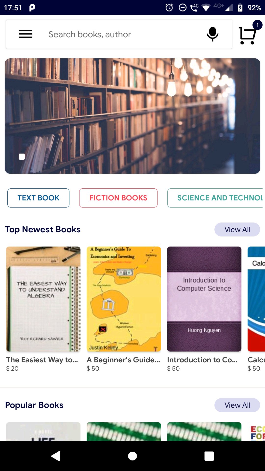 Granth - Android Ebook App + Admin panel gallery image