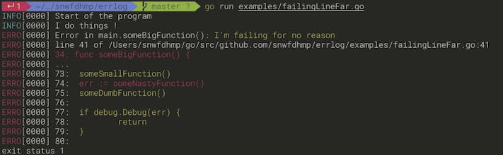 Errlog (Golang Package) gallery image