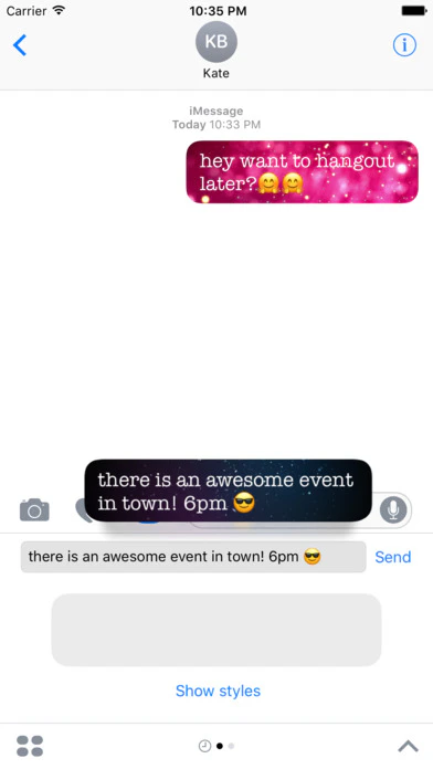 Custom Message Styles (fonts & backgrounds)