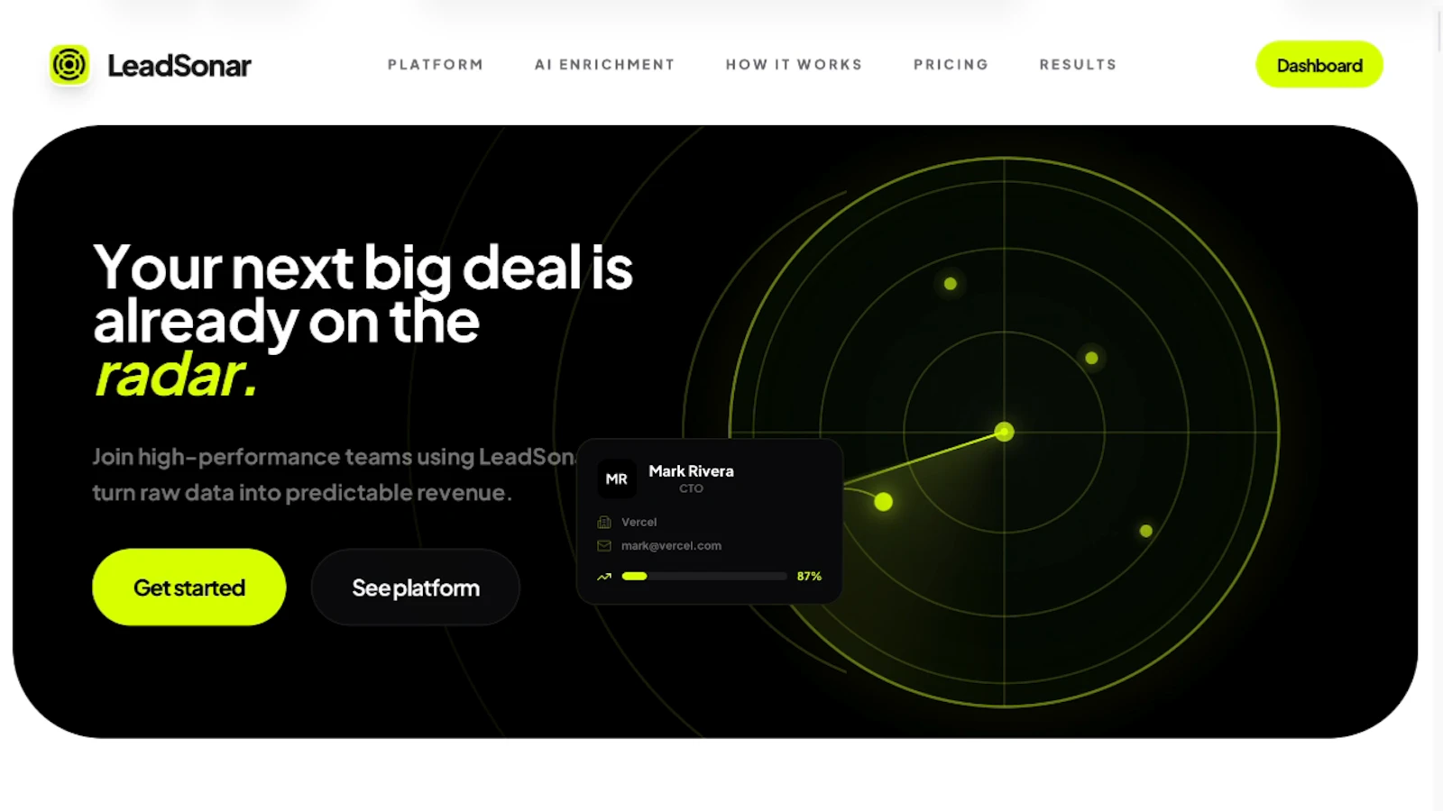 LeadSonar screenshot 1