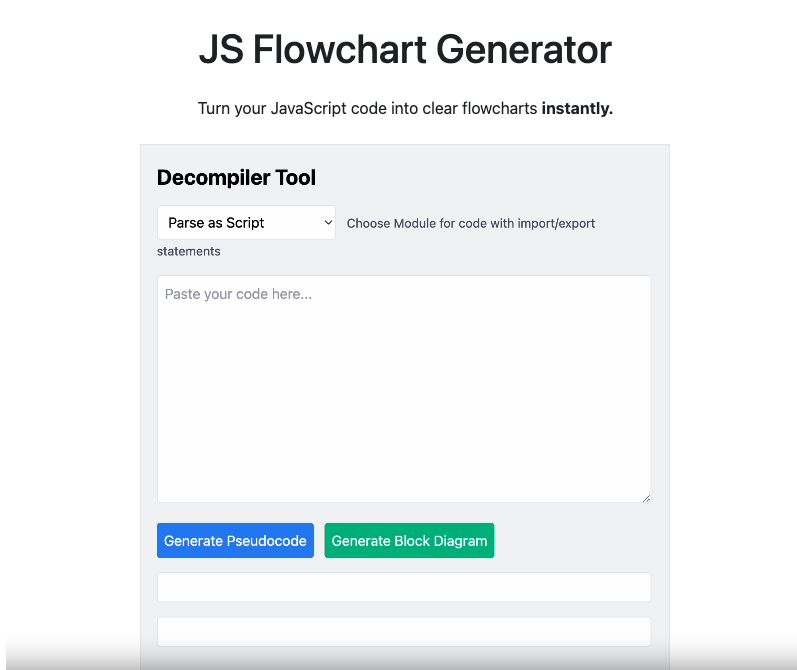 JS Flowchart Generator
