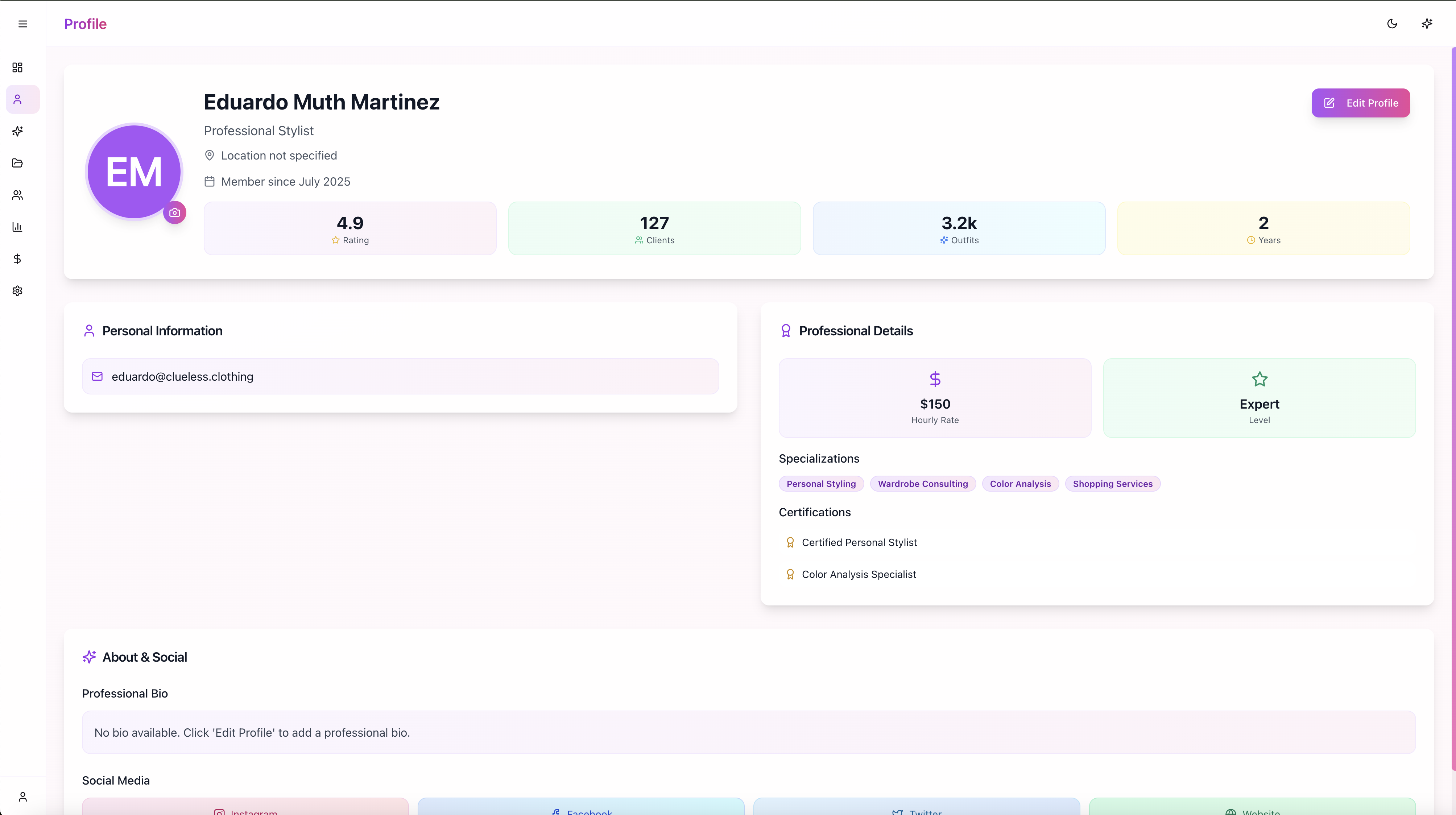 CluedIn Clothing gallery image