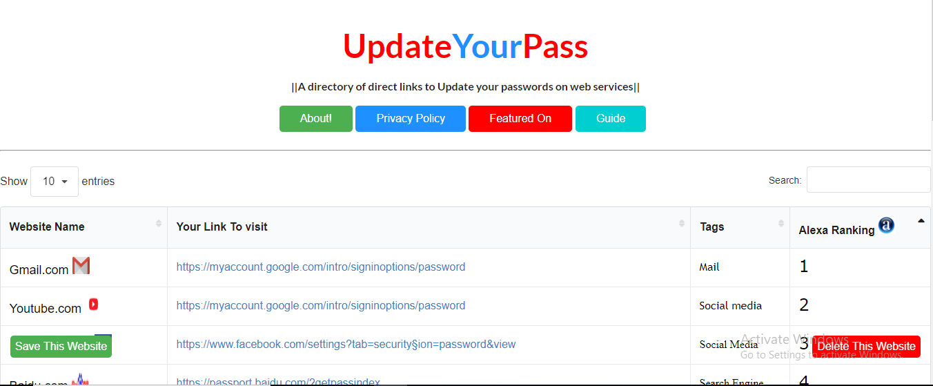 UpdateYourPass gallery image