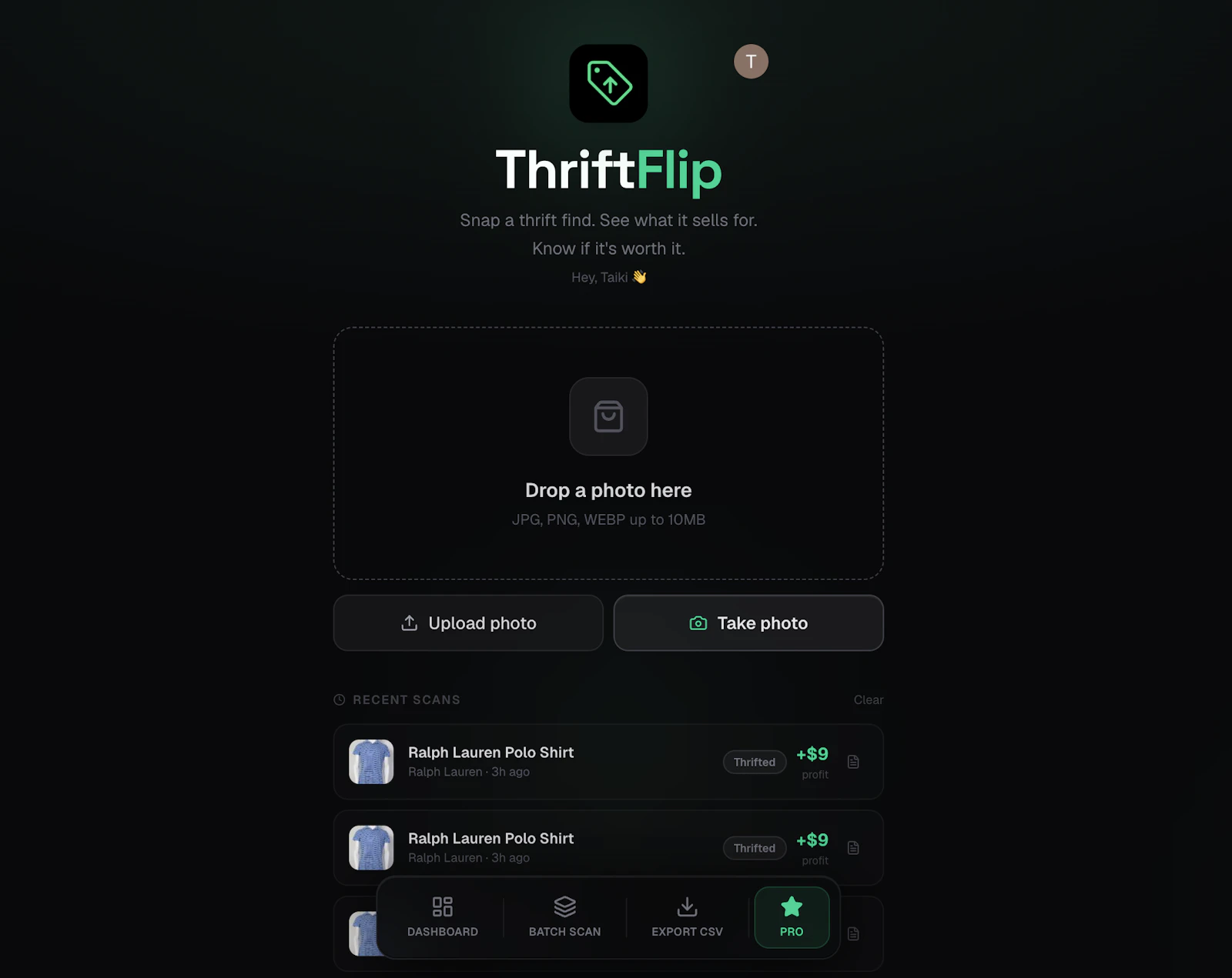 ThriftFlip Waitlist screenshot 2
