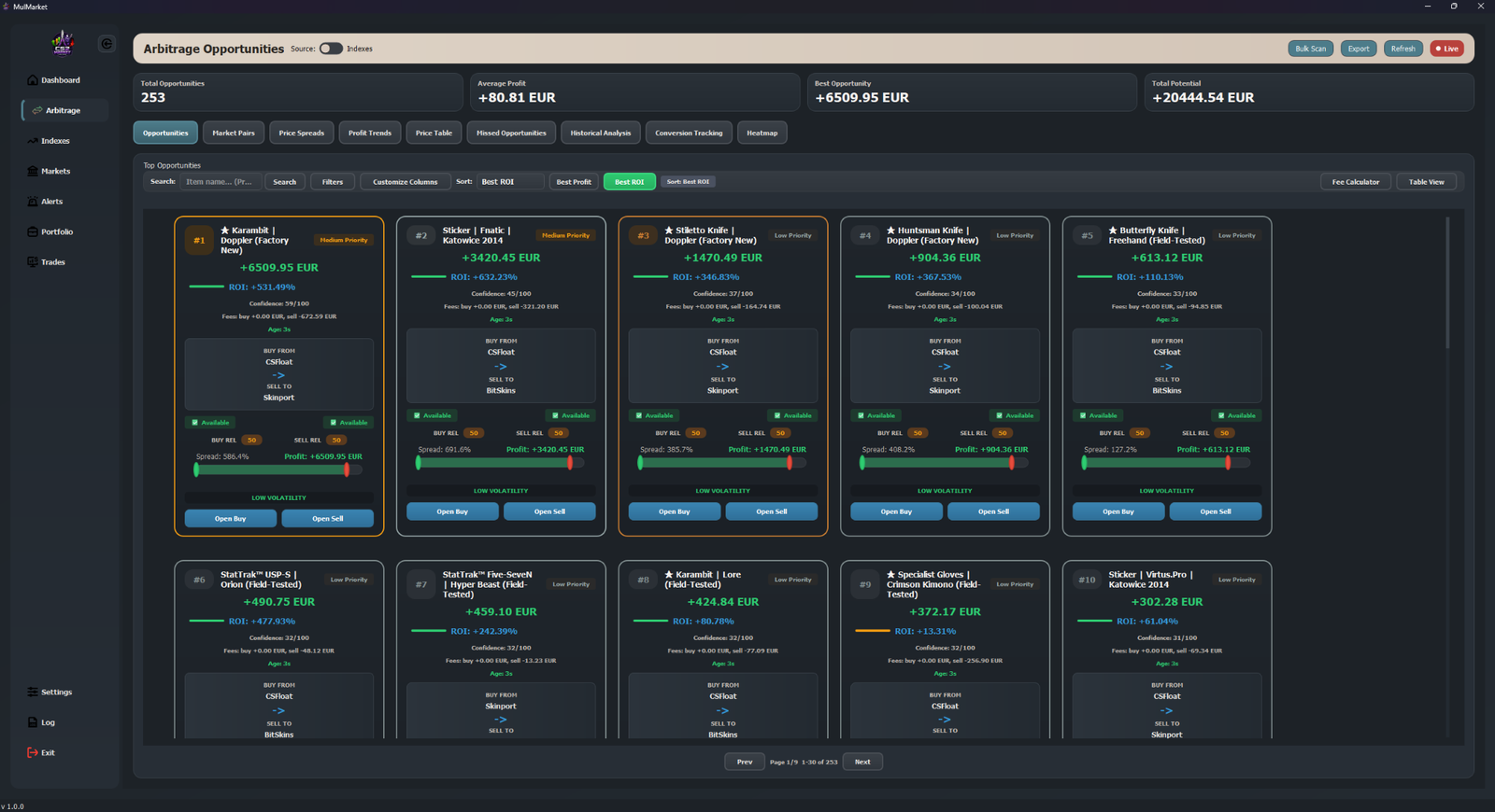 MulMarket - Screenshot 5 showing product features and functionality