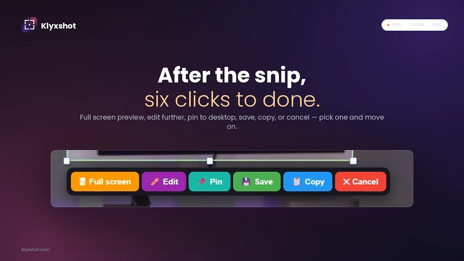 Klyxshot screenshot 3