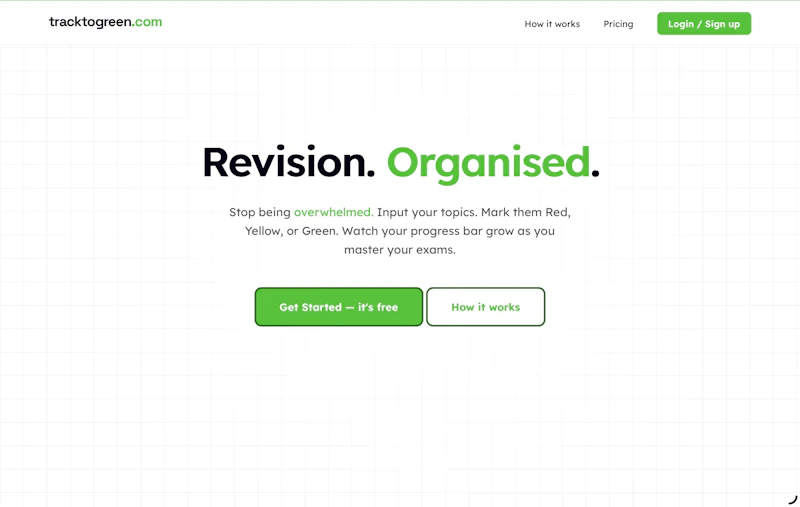 TrackToGreen screenshot 2
