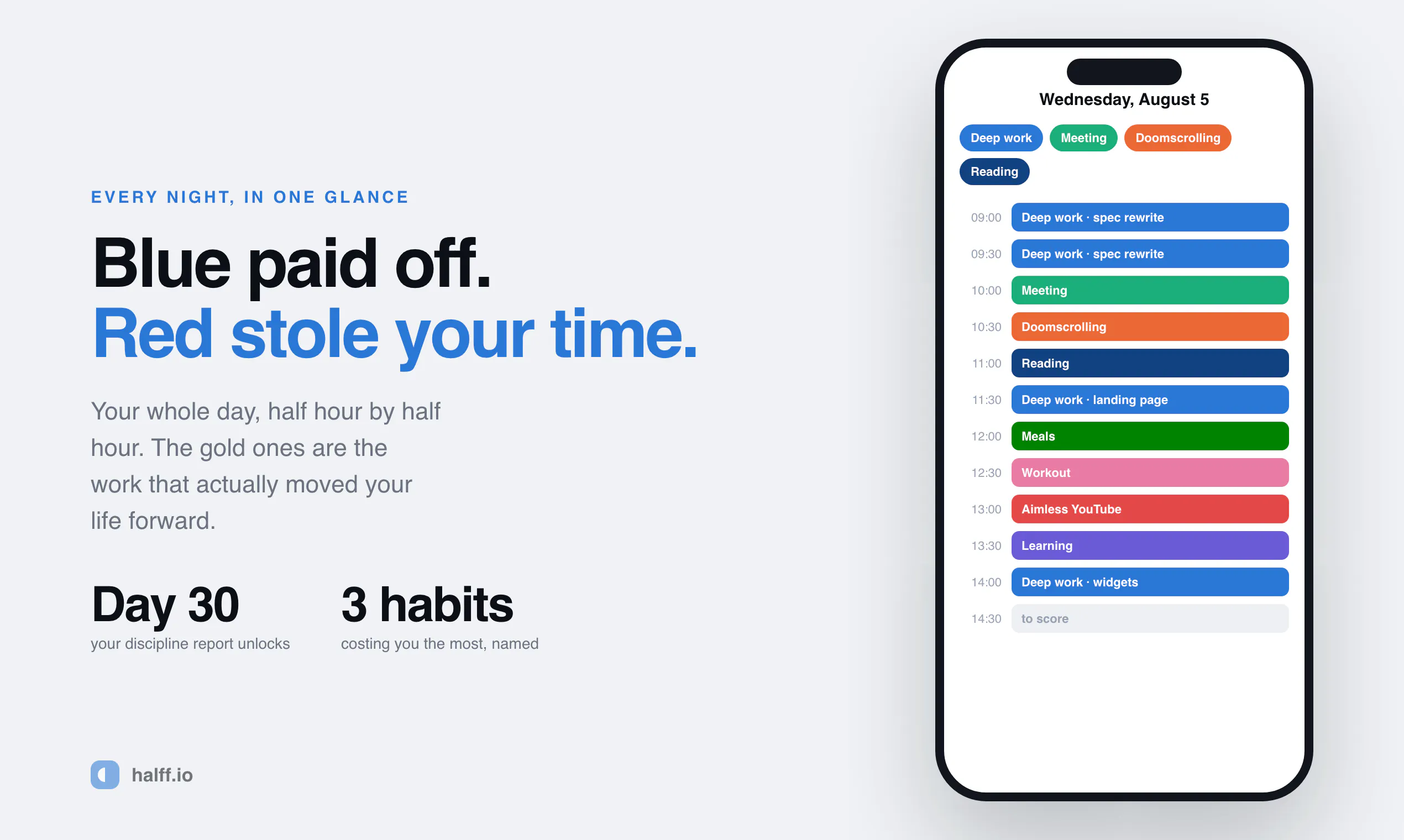 Halff is now on the the iOS App Store screenshot