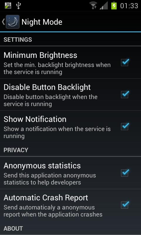 Night Mode for Android gallery image
