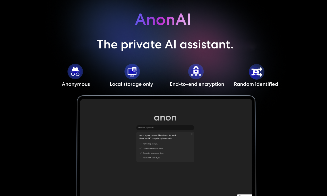 startuptile AnonAI-The private AI assistant